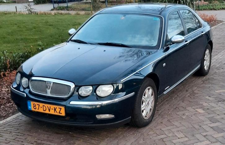 Rover 75 2.0 V6 AUT 2000 Groen, Auto's, Rover, Particulier, Benzine, Sedan, Automaat, Origineel Nederlands, Groen, Beige, Leder