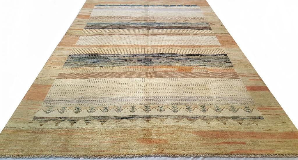 Perzische tapijt modern artdeco Gabbeh 294 x 198/30% korting