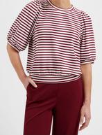 Lady Day – Amie Top – Burgundy/Simple while, Kleding | Dames, T-shirts, Ophalen of Verzenden, Nieuw, Maat 38/40 (M), Korte mouw