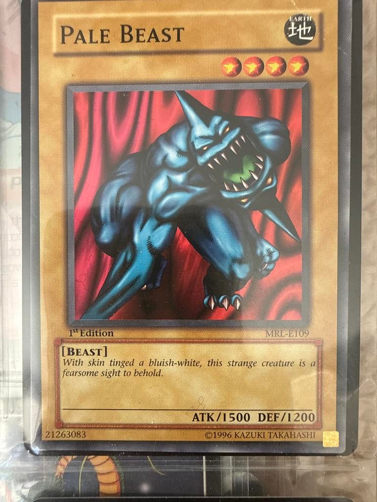 Yu-Gi-Oh! kaart Pale Beast, Ophalen of Verzenden, Gebruikt, Overige typen