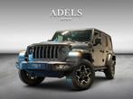 Jeep Wrangler Unlimited 4xe 380 Rubicon Trekhaak Camera Keyl, Auto's, Jeep, Automaat, Zwart, 4 cilinders, Cabriolet