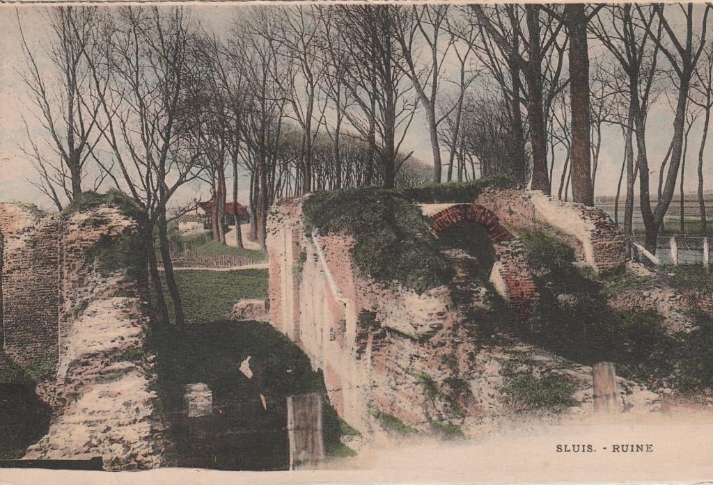 SLUIS Ruïne, Verzenden, Voor 1920, Ongelopen, Zeeland