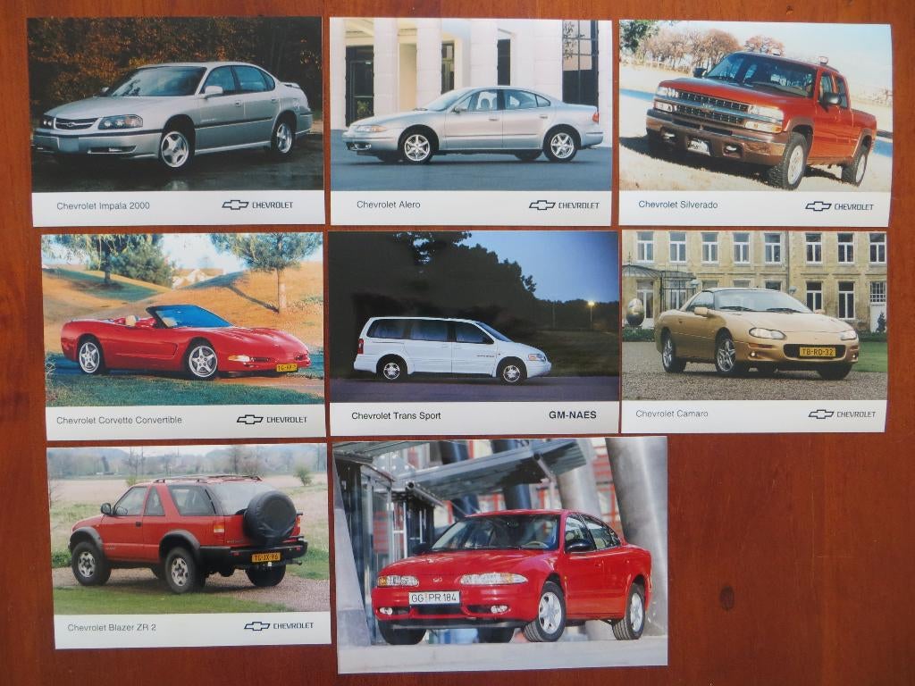 Chevrolet persfoto’s (varia) Alero, Impala, Silverado, e.a., Ophalen of Verzenden, Nieuw, Chevrolet