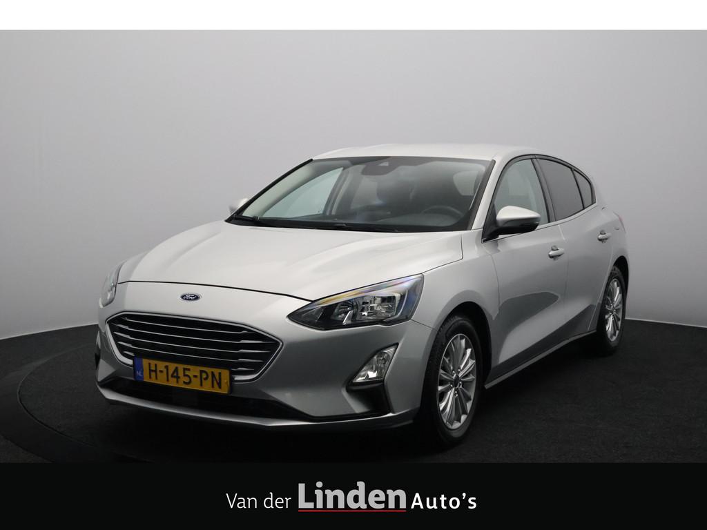 Ford Focus 1.0 EcoBoost 126PK Titanium Business | Navigatie, Auto's, Ford, Stof, Gebruikt, Origineel Nederlands, 1100 kg