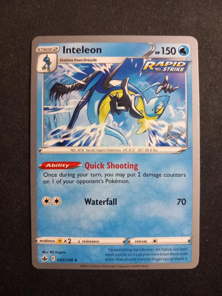 Inteleon 043/198 World Championship 2022 Promo Lashmet NM, Verzenden, Zo goed als nieuw, Losse kaart