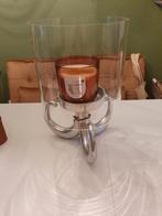 Zilveren kaars kandelaar, Ophalen of Verzenden, Zo goed als nieuw, Overige typen