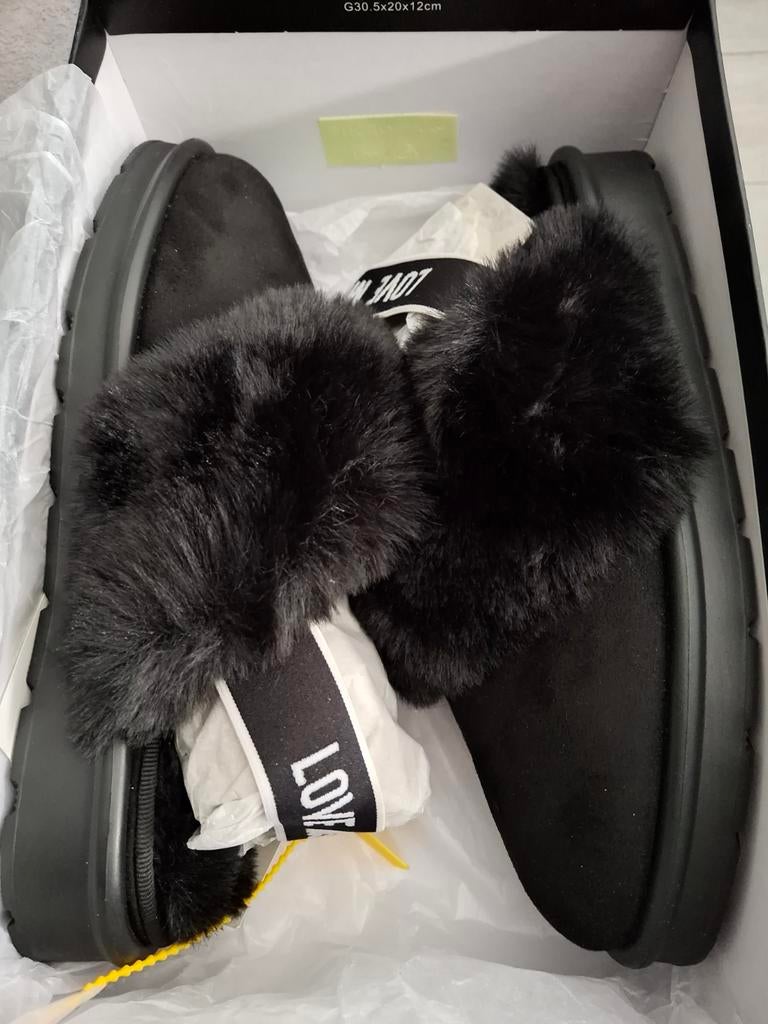 Sandalen Echte Love Moschino tekoop, Zwart, Nieuw, Sandalen of Muiltjes, Ophalen of Verzenden