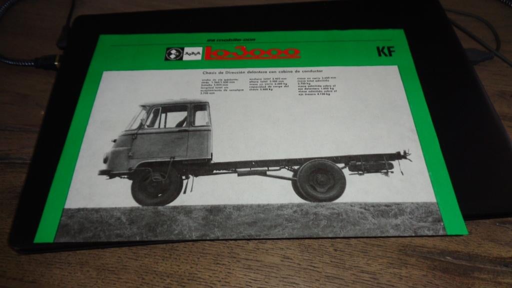 Folder IFA / ROBUR  LO 3000  KF, Verzenden, Nieuw, Overige merken