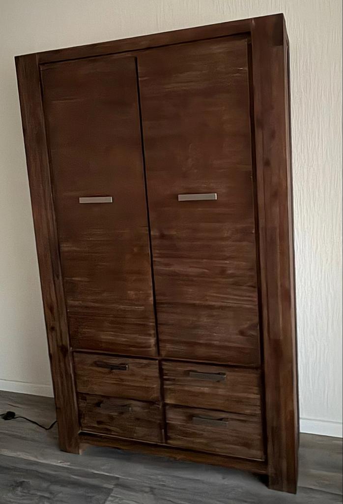 Bruine kast, Ophalen, Gebruikt, 100 tot 150 cm, 150 tot 200 cm