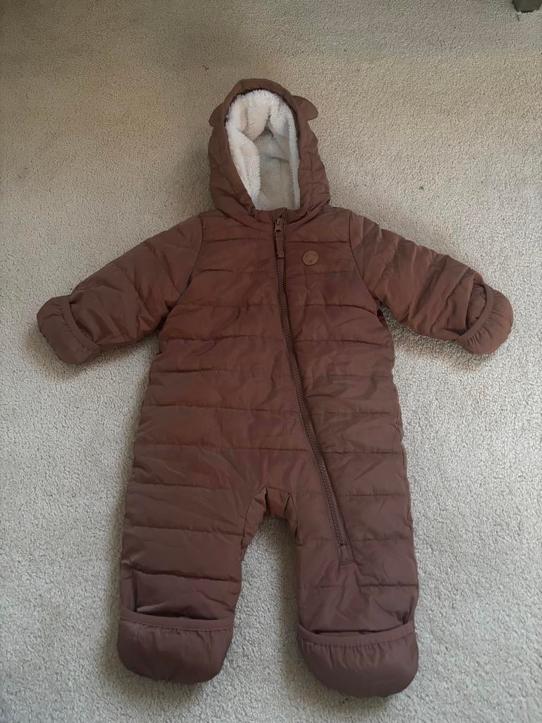 H&M Newborn Winterjas Berenpakje - Warm Gevoerd - Maat 62, Ophalen of Verzenden, Zo goed als nieuw, Maat 62