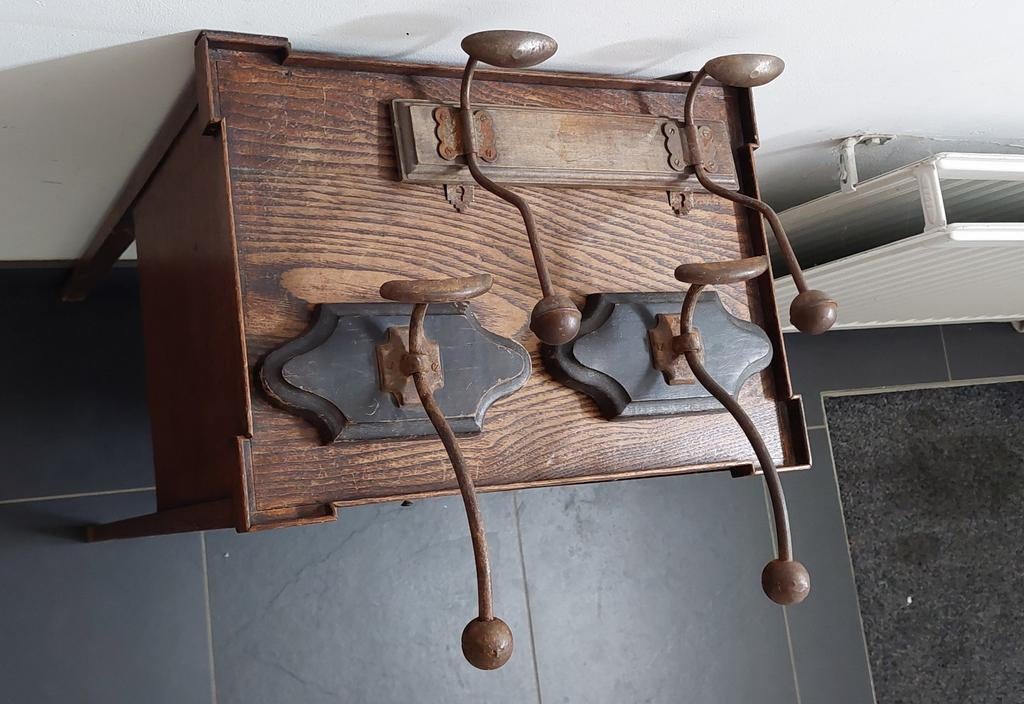 Mooie brocante kledinghaken, Antiek en Kunst, Ophalen of Verzenden
