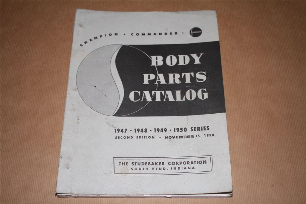Studebaker Body Parts Catalogue - 1947 to 1950 Series !!, Ophalen of Verzenden