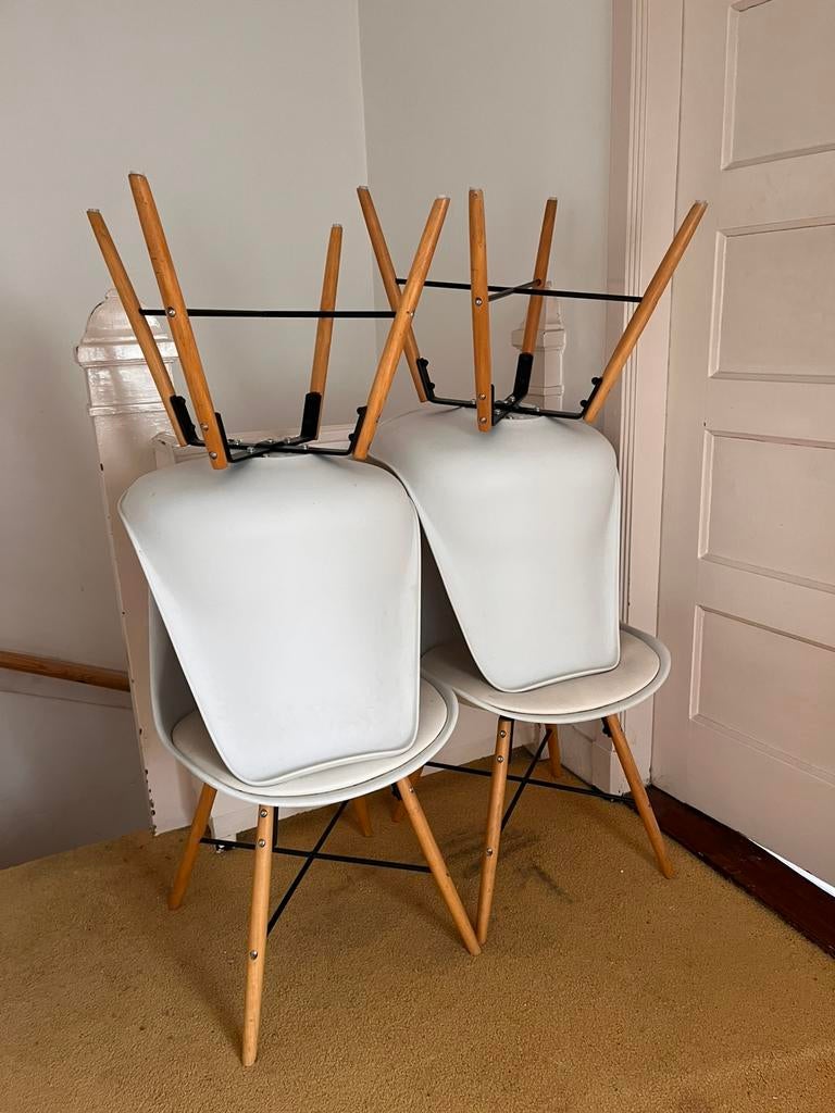 Kuipstoelen (4st), Ophalen, Gebruikt, Wit, Vier