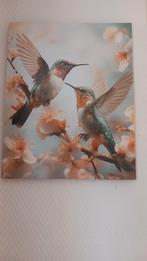 Houten wanddecoratie met kolibries, Ophalen