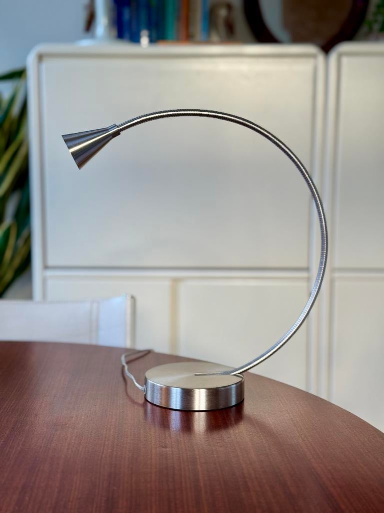 IKEA TIVED bureaulamp Hagberg design minimalistisch chroom, Ophalen of Verzenden, Zo goed als nieuw, Metaal, Minder dan 50 cm