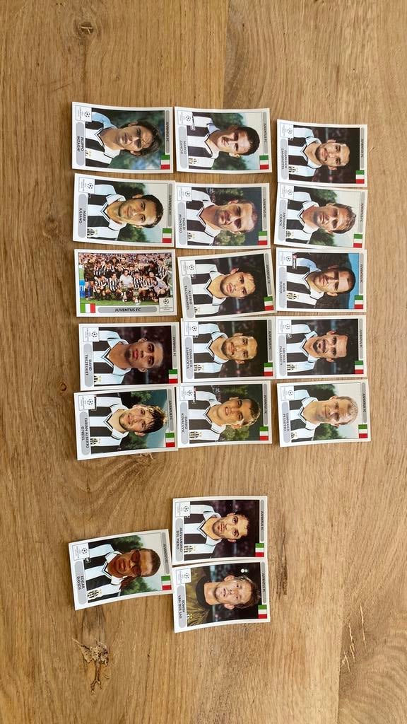 Panini selectie juventus (zidane op foto 3/4) jaar 2000, Ophalen of Verzenden, Zo goed als nieuw