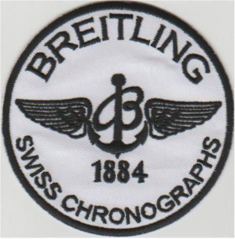 Breitling stoffen opstrijk patch embleem #2, Ophalen of Verzenden, Nieuw, Overige typen