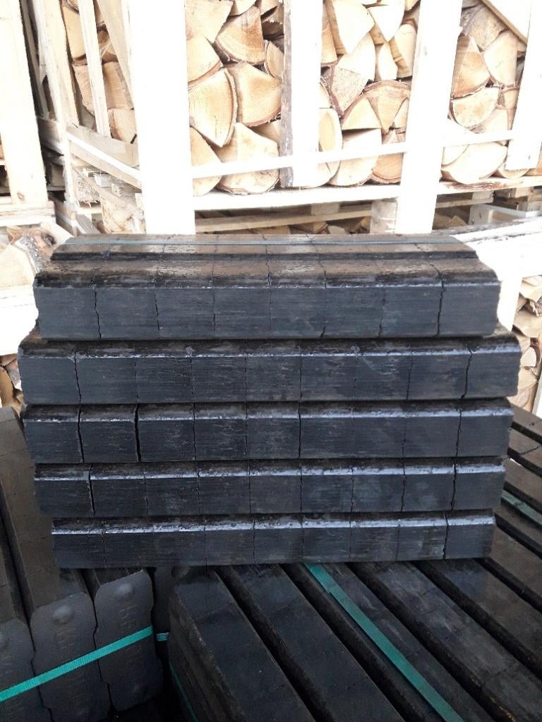 REKORD bruinkoolbriketten voor hout/kolenkachel,bundel 25 kg, Tuin en Terras, Haardhout, Minder dan 3 m³, Ophalen, Blokken