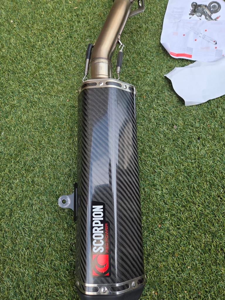 Scorpion uitlaat voor Triumph Explorer 1200, Ophalen of Verzenden, Gebruikt