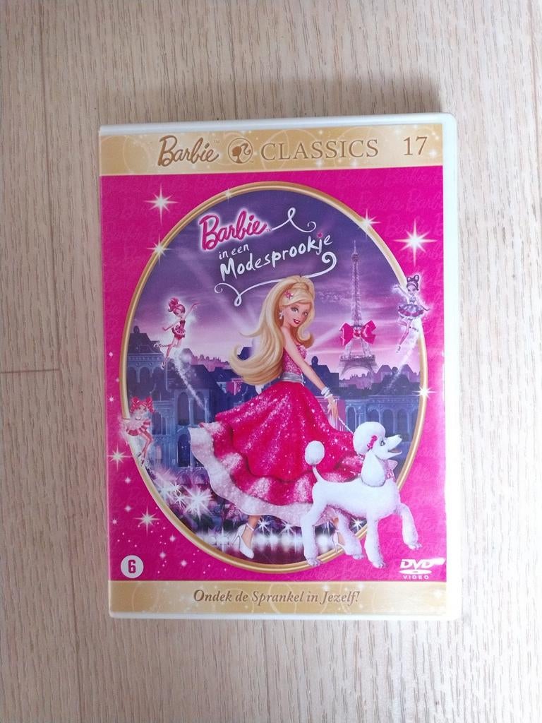 Barbie in een Modesprookje DVD - Nederlands gesproken, Cd's en Dvd's, Dvd's | Kinderen en Jeugd, Gebruikt, Film, Avontuur, Vanaf 6 jaar
