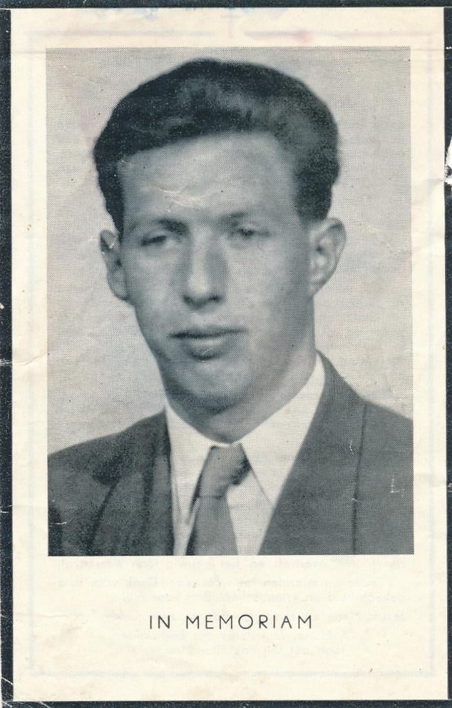 Coppens Johannes 1931 Rosmalen 1956 Schouwen Duiveland, Ophalen of Verzenden, Bidprentje