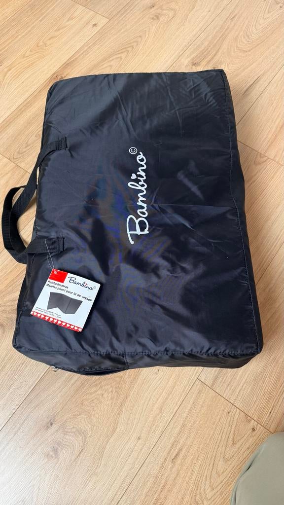 Nieuw Bambino Reisbedmatras - Ideaal voor onderweg!, Kinderen en Baby's, Kinderkamer | Bedden, Nieuw, 180 cm of meer, 70 tot 85 cm