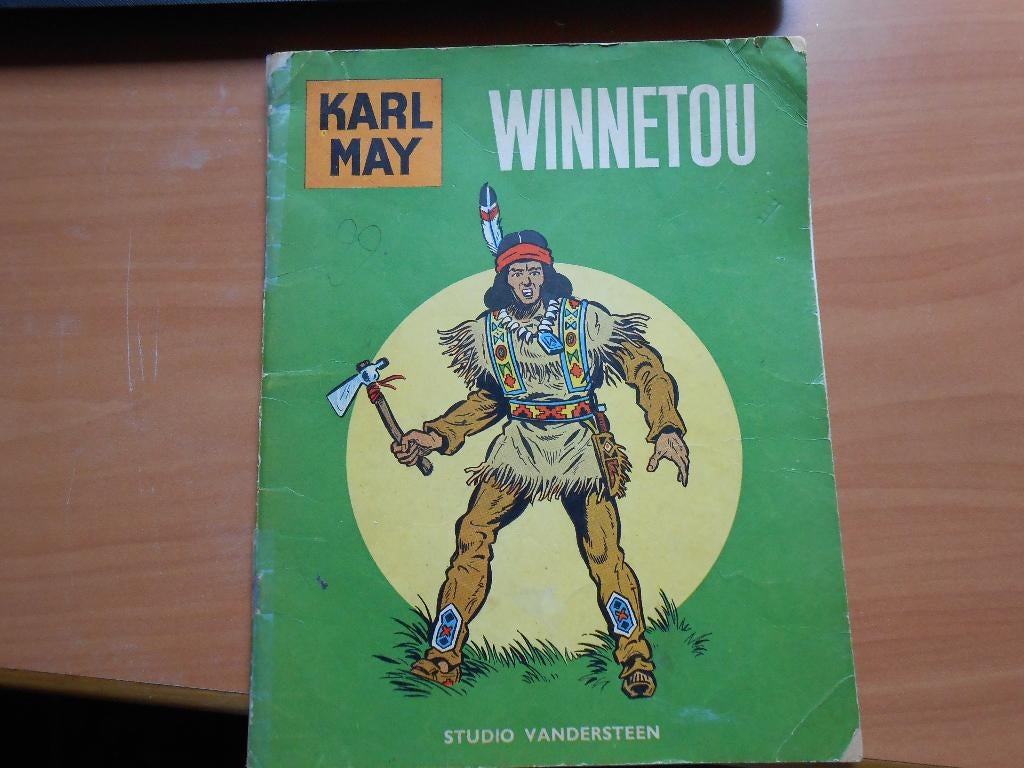 Karl May nr. 2 Winnetou 1e druk 1963, Gelezen, Willy Vandersteen, Eén stripboek, Ophalen of Verzenden