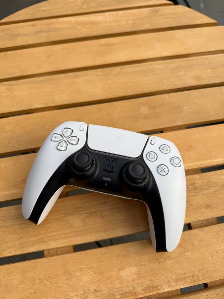 Playstation 5 controller wit, Gebruikt, PlayStation 5, Ophalen of Verzenden, Controller