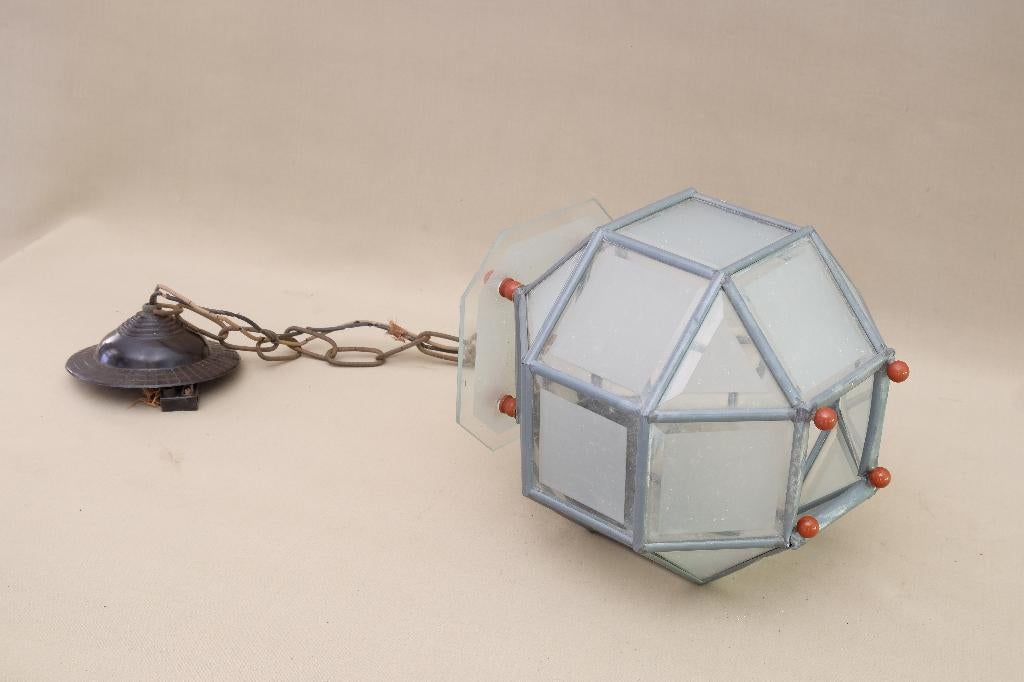 Adolf Loos stijl hanglamp - Art Deco / Bauhaus, Antiek en Kunst, Antiek | Lampen, Ophalen of Verzenden