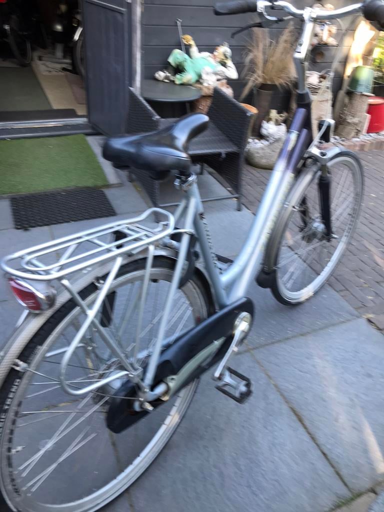 Damesfiets, Gebruikt, Versnellingen, 56 cm of meer, Trommelrem