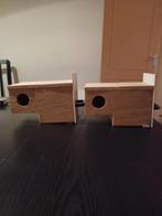 2 nestblokken voor Gouldamadines (voor broedkooien), Dieren en Toebehoren, Ophalen, Zo goed als nieuw, Kooi-accessoires