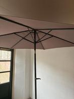 Parasol 200 cm diameter met draai en knik mechanisme, ZGAN, Ophalen of Verzenden, Zo goed als nieuw, Stokparasol, Kantelbaar