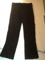 Prachtige lederen bruine broek met veters aan de zijkanten, Ophalen of Verzenden, Nieuw, Maat 56/58 (XL), Bruin