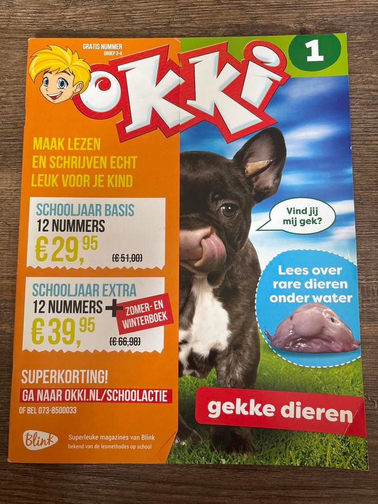 Okki tijdschrift 1, Boeken, Ophalen of Verzenden, Gelezen, Overige typen