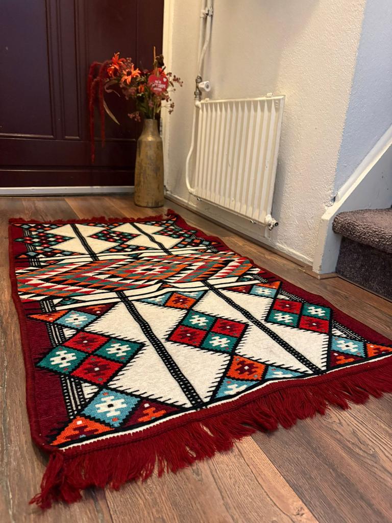 Klien tapijt., Huis en Inrichting, Stoffering | Tapijten en Kleden, 100 tot 150 cm, Zo goed als nieuw, Rechthoekig, 50 tot 100 cm