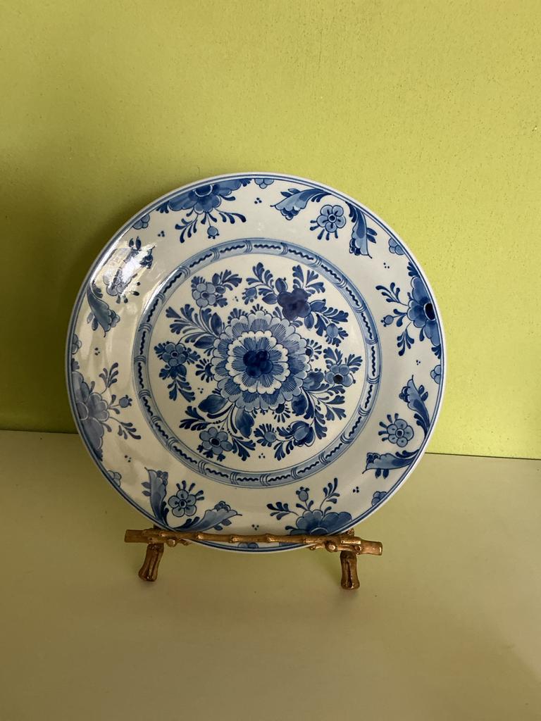 De Porceleyne Fles Delft Blauw Bord - 25 cm, Antiek en Kunst, Ophalen of Verzenden