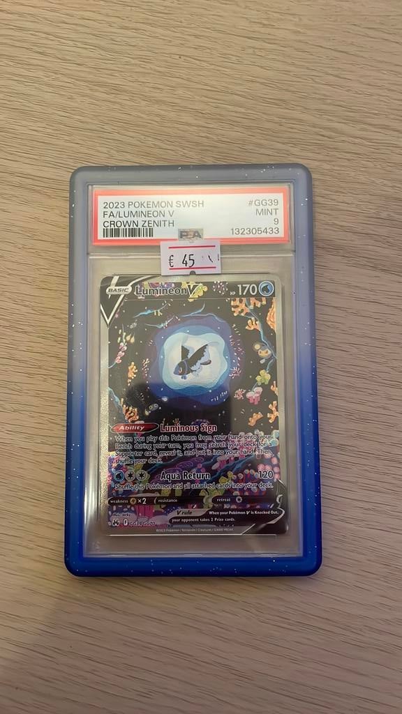 Lumineon V #GG39 PSA 9, Ophalen of Verzenden, Zo goed als nieuw