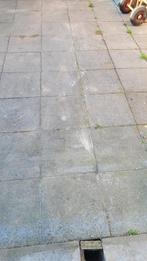 Gratis tuintegels 40x40 cm antraciet grijs (ca. 45m2), Ophalen, Gebruikt, 10 m² of meer, Beton