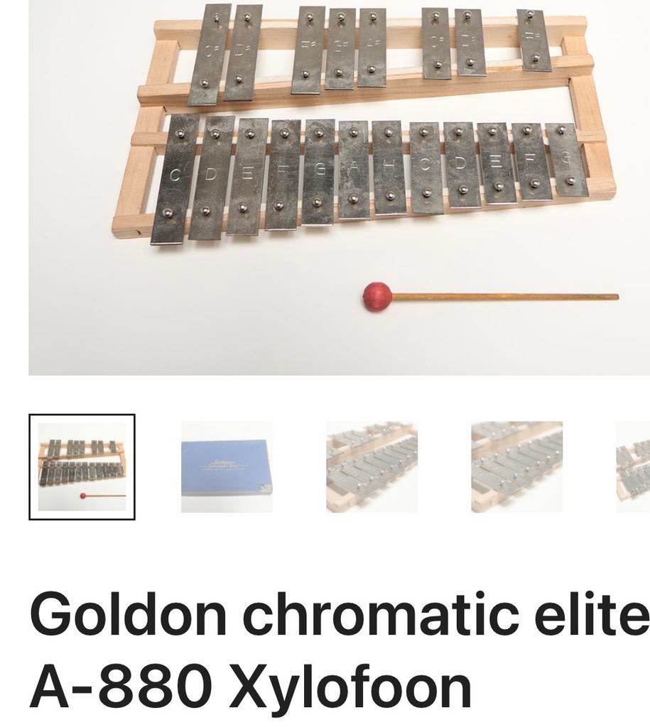 Stagg Chromatic Elite xylofoon A-380 Elite compleet, Muziek en Instrumenten, Overige Muziek en Instrumenten, Ophalen, Zo goed als nieuw