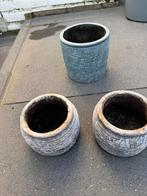 Gratis afhalen potjes en dienblad, Ophalen, Kunststof, Rond, Zo goed als nieuw