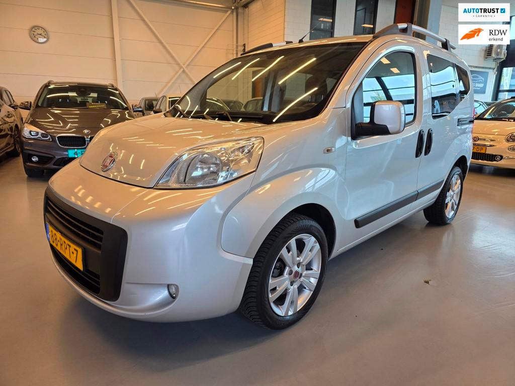 Fiat Qubo 1.4 Dynamic airco/car play optie/LMV/dakrail, Auto's, Voorwielaandrijving, 15 km/l, 4 cilinders, 400 kg