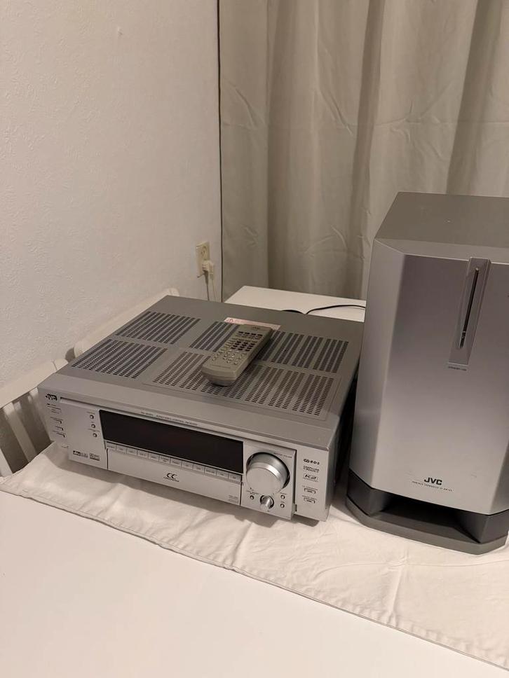 JVC RX-8032V Receiver met Subwoofer, Audio, Tv en Foto, Versterkers en Receivers, Gebruikt, 5.1, JVC, Ophalen of Verzenden