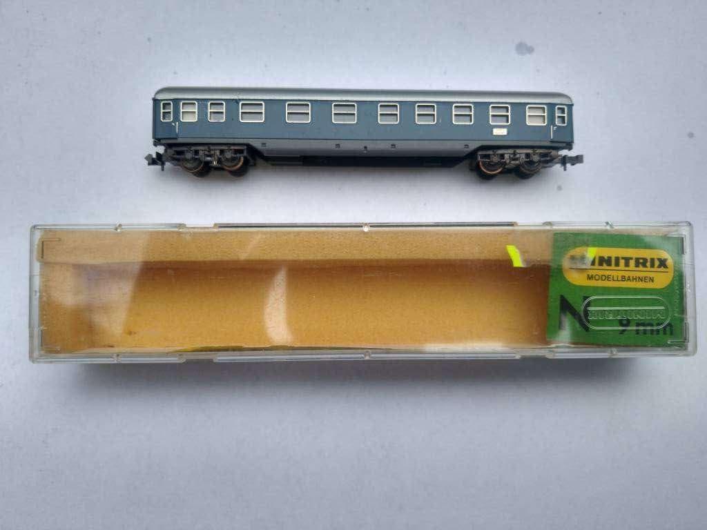 Minitrix 51301300 Liegewagen 'TOUROPA', Hobby en Vrije tijd, Modeltreinen | N-Spoor, Gebruikt, Gelijkstroom, Trix, Wagon