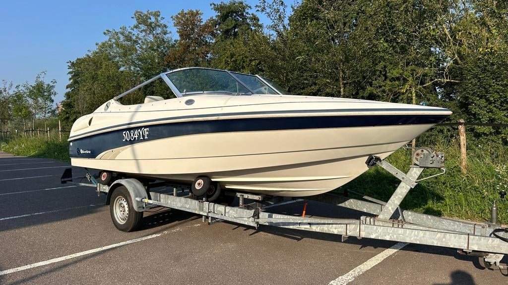 Silverline Bowrider 1805 LS (bj 2000), Watersport en Boten, Gebruikt, Overige brandstoffen, Tot 6 meter, 50 pk of meer