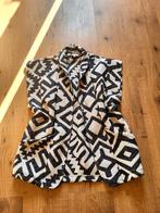 Cotton Club Gilet Zwart-Wit Geometrisch S/M, Maat 38/40 (M), Zwart, Ophalen of Verzenden, Zo goed als nieuw