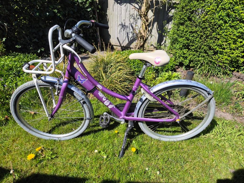 Batavus meisjesfiets 24 inch - paars, Ophalen, Terugtraprem, Versnellingen, Batavus