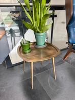 Zara Home tafeltje messing achtig, Huis en Inrichting, Tafels | Bijzettafels, Ophalen of Verzenden, Zo goed als nieuw, Rond, Minder dan 55 cm
