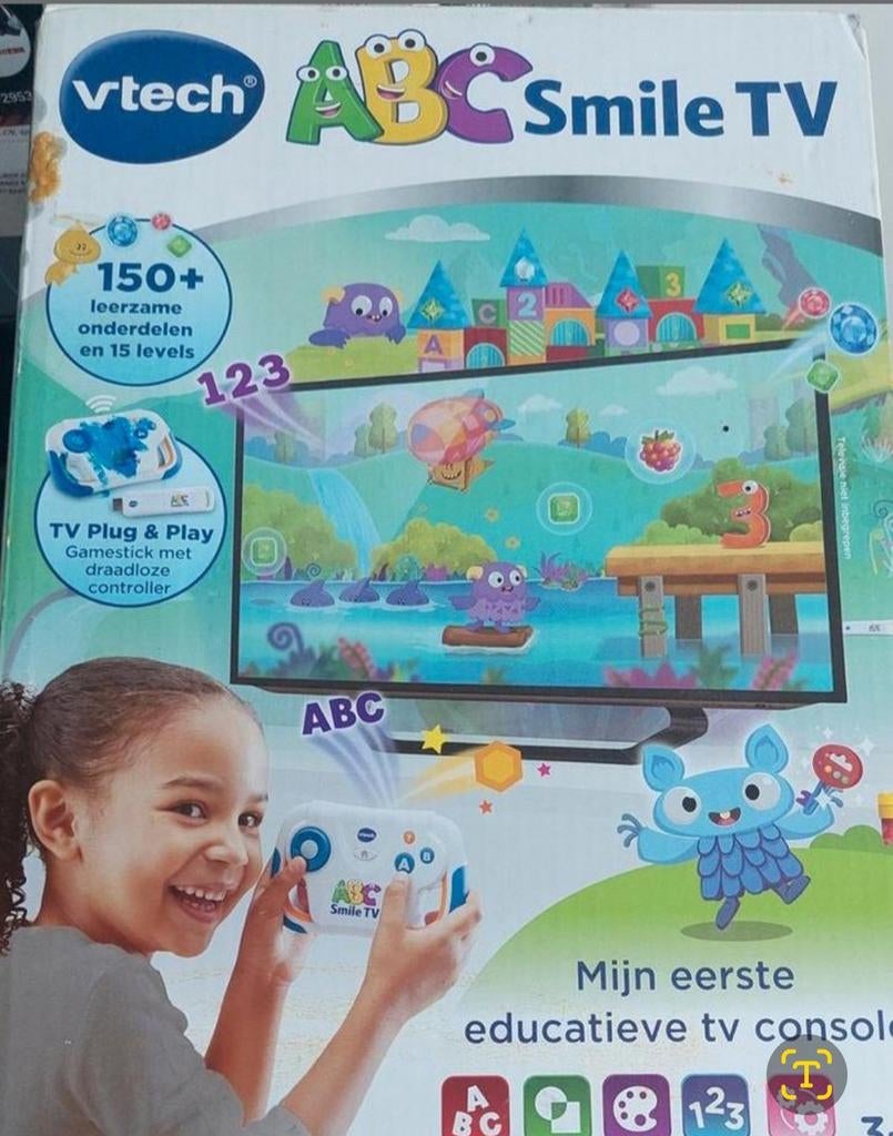 VTech ABC Smile TV - Educatieve TV Console, Kinderen en Baby's, Speelgoed | Vtech, Zo goed als nieuw, 2 tot 4 jaar, Ophalen of Verzenden