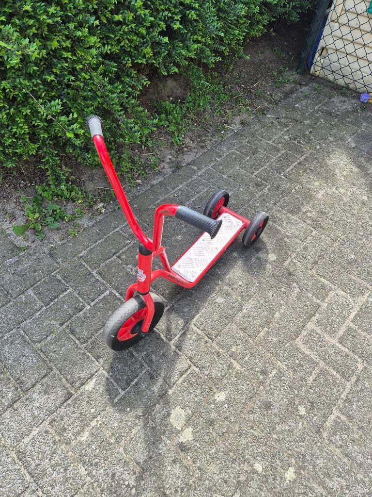 Stevige rode Winther step voor kinderen, Fietsen en Brommers, Steps, Ophalen, Gebruikt, Gewone step, Winther