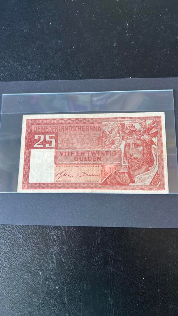 25 gulden 1949 Salomo, Ophalen of Verzenden, 25 gulden